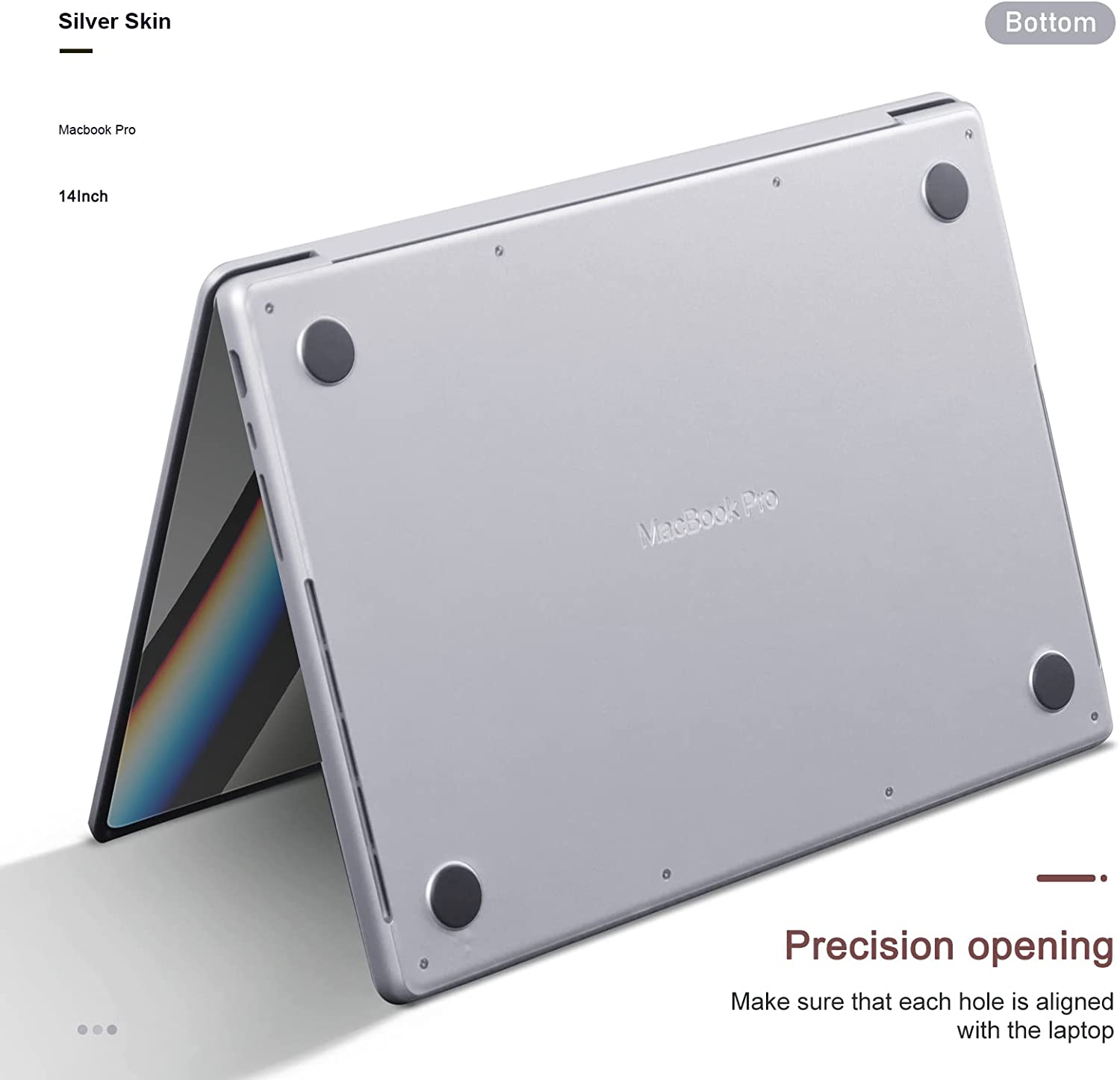 4 in 1 set Full Body Sticker Film for MacBook Pro 14 16 M1 Pro Max A2442 A2485 Touchpad Film with Palm Rest Skin Protective