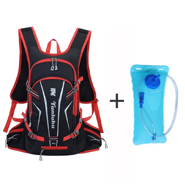 25L Waterproof Cycling Backpack Men And Women Hiking Camping Running Backpack Outdoor MTB Sports Hydration Backpack: black red2Lwater bag
