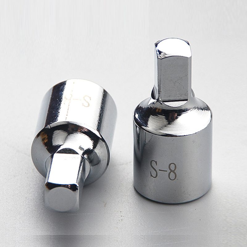 8mm Square Head Oil Crankcase Drain Plug Key Tool Remover Fits Auto Accessories E7CA