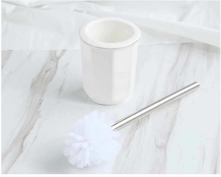 Keramische Badkamer Accessoires Set Bad Douche Wassen Pak Wc Reinigingsborstel Lotion Zeepdispenser Tandenborstelhouder Zeep Lade