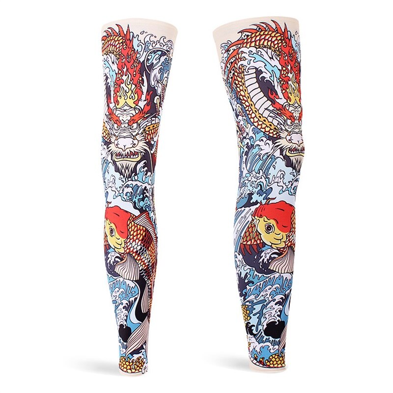 Jambières de pour hommes et femmes, protection UV, vtt, cyclisme, manches de jambe, vélo,: S / 20