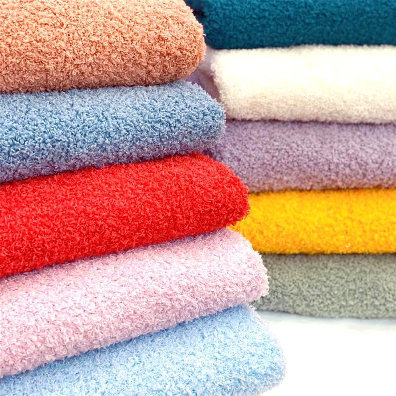 50*160cm Osmanthus velours Malt peluche tissu de pour pull pantoufles cachemire manteau peluche jouets poupée bricolage à la main