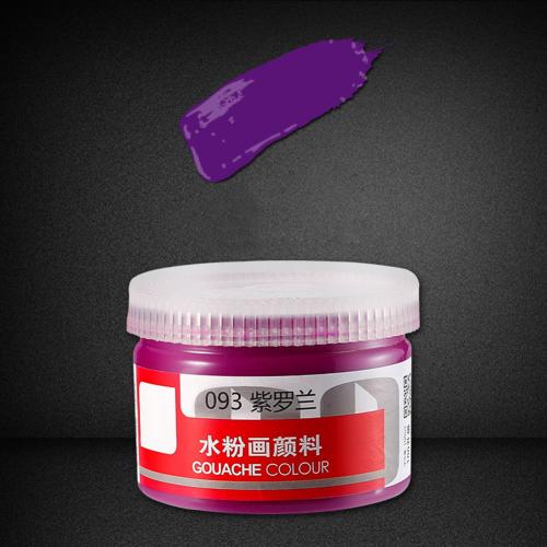 100ml Gouache Colors Box Paints Healthy Painting Draw Learner Practice Pigment: Violet