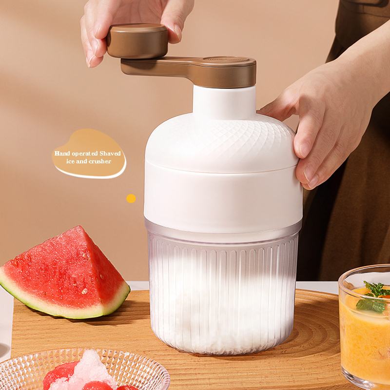 Mini Broyeur à Glace Pilée Portable, Machine à Main, Milkshake, Usage Domestique, Ustensile de Cuisine