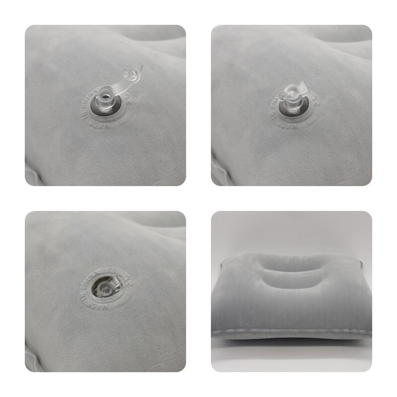 Opblaasbare Pvc Nylon Luchtkussens Draagbare Ultralight Camping Slaap Kussen Reizen Wandelen Strand Auto Vliegtuig Hoofd Rest Camp Gears