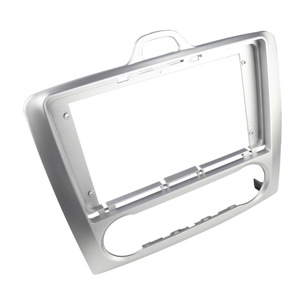La Radio del coche de la Fascia para FORD FOCUS 2005 9 pulgadas marco doble Din estéreo Panel Dash Monte reposición Kit de accesorios GPS bisel