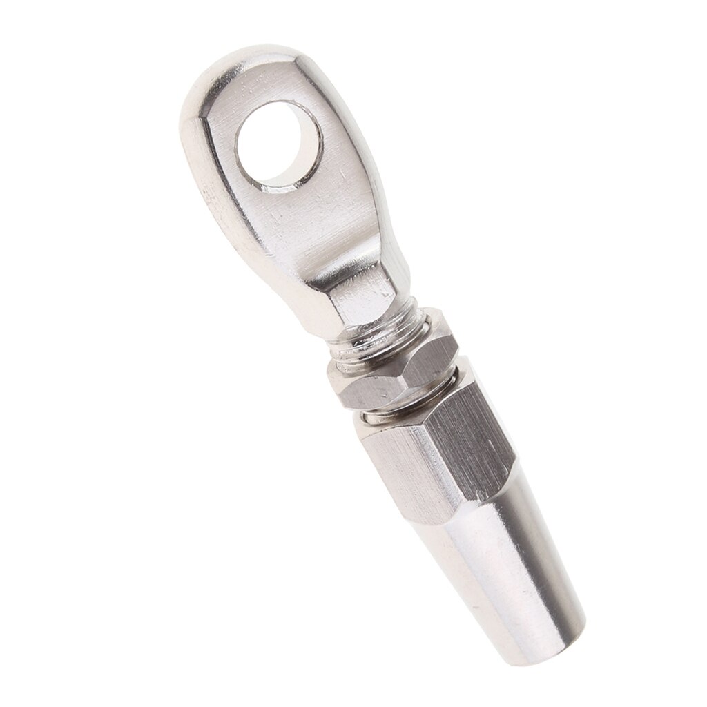 316 Marine Grade Stainless Steel Swageless Eye Terminal For 5mm Wire Rope