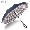 Fancytime paraguas de lluvia inverso para mujer plegable de doble capa para hombres soporte autónomo paraguas de mujer paraguas invertido a prueba de viento: 701