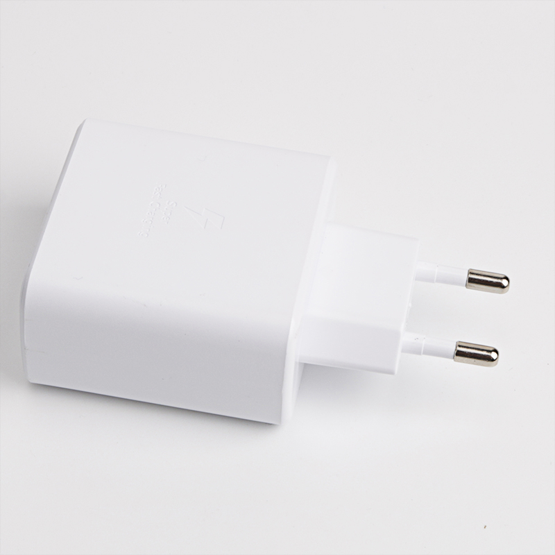 Samsung originale 45W EU US UK USB-C caricabatterie super adattivo per ricarica rapida 100CM PD cavo per Galaxy S21 S20 nota 20 Ultra nota 10: White EU Charger