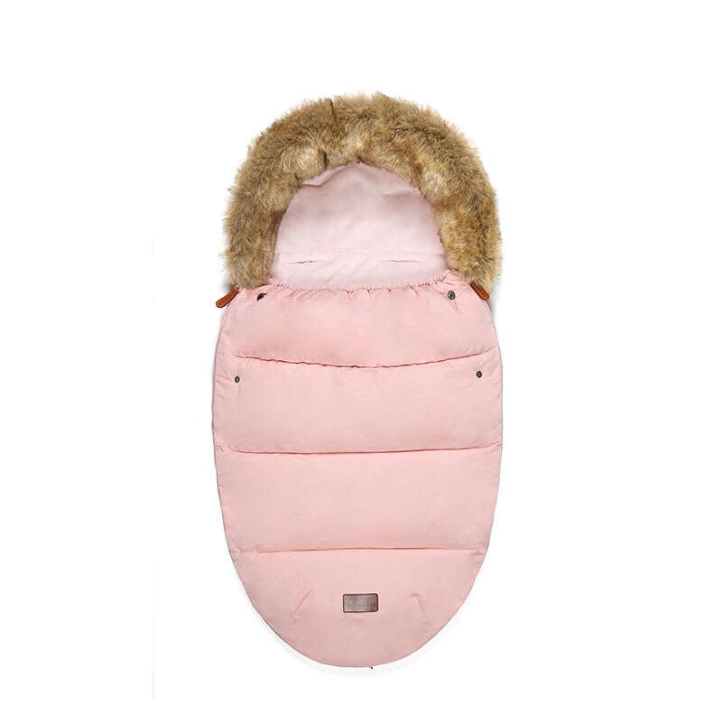 Neugeborenen Warme Schlaf Umschlag Schlaf Winter Baby Kinderwagen Schlafsack Verdicken Warme Kleinkind Kinderwagen FußSack Rollstuhl: Rosa