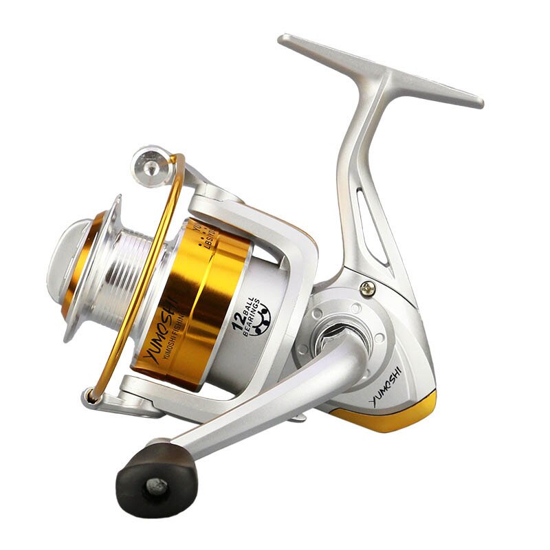 Vissen Reel 12BB 5.5:1 Metalen Spoel Karper Bass Visgerei Spinning Reel Vis Wiel Accessoires SEC88