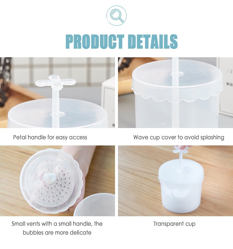 Facial Cleanser Bubble Wash Face Manual Bubble Bottle Abundance Foam Wash Foaming Cup For Beauty