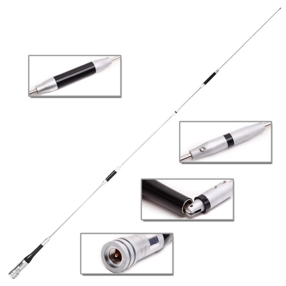 Diamond sg -7900 vhf uhf dual band 5.0db (144 mhz )7.6db(430 mhz) rustfrit stål 1.58m 144/430 mhz  sg 7900 antenne formobil radio