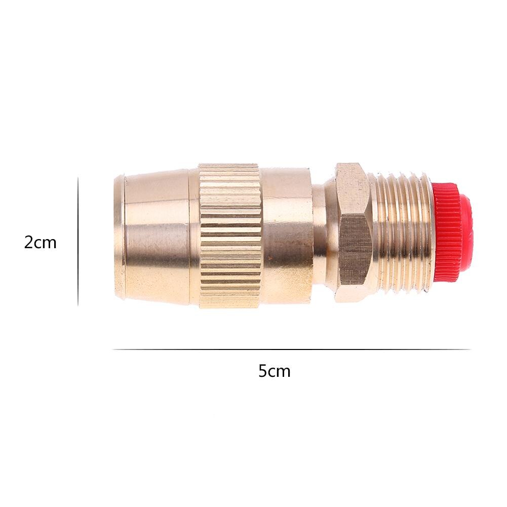 1/2Inch Water Sproeikop Tuin Sprinkler Accessoires Verstelbare Waterstroom Messing Spray Misting Mondstuk Tuin Besproeien Tool: C