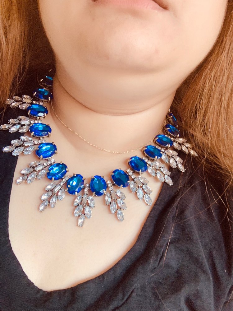 2025 Collar de lujo con diamantes de imitación de – Grandado