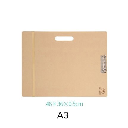 Grande tavolo da disegno A2 A3 tavoletta di carta portatile in legno clip tavola artista blocco da disegno: A3