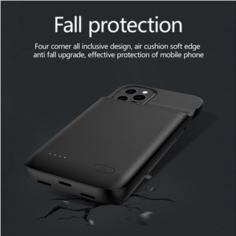 4800mah for IPhone 12 Mini 12 Pro 12 Pro Max Battery Case Protection Power Bank Battery Case Charging Battery Charger Power Bank