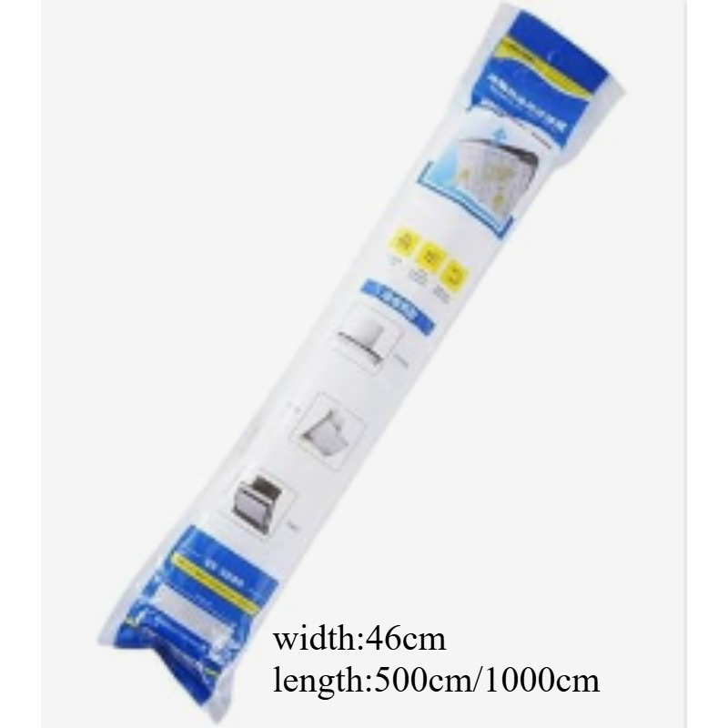 1 rotolo di filtro per cappa da cucina, adesivo resistente tutto'olio, schermo filtrante trasparente che assorbe l'olio in stile giapponese, filtri antigrasso universali