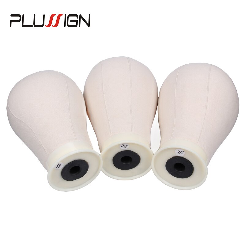 Wig Stand Holder Wig Block Head Canvas Head Without Stand 21-25 Inch 5 Size Can choose