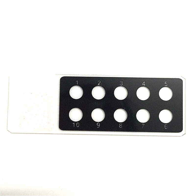 Microscope Slides Immunofluorescence In Situ Hybridization Diagnostic Slide Antigen Porous Slide 10 Well 6mm 1&#39;&#39;x3&#39;&#39; 50 / PK