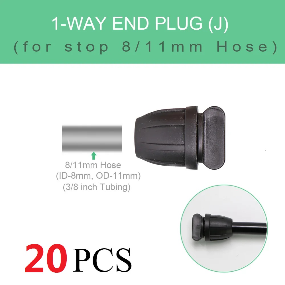 8/11 mm Wasserschlauchanschluss, Gartendusche, Schloss, Kupplungsadapter, 3/8 Zoll Bewässerungsverbindungen für Gartenschläuche