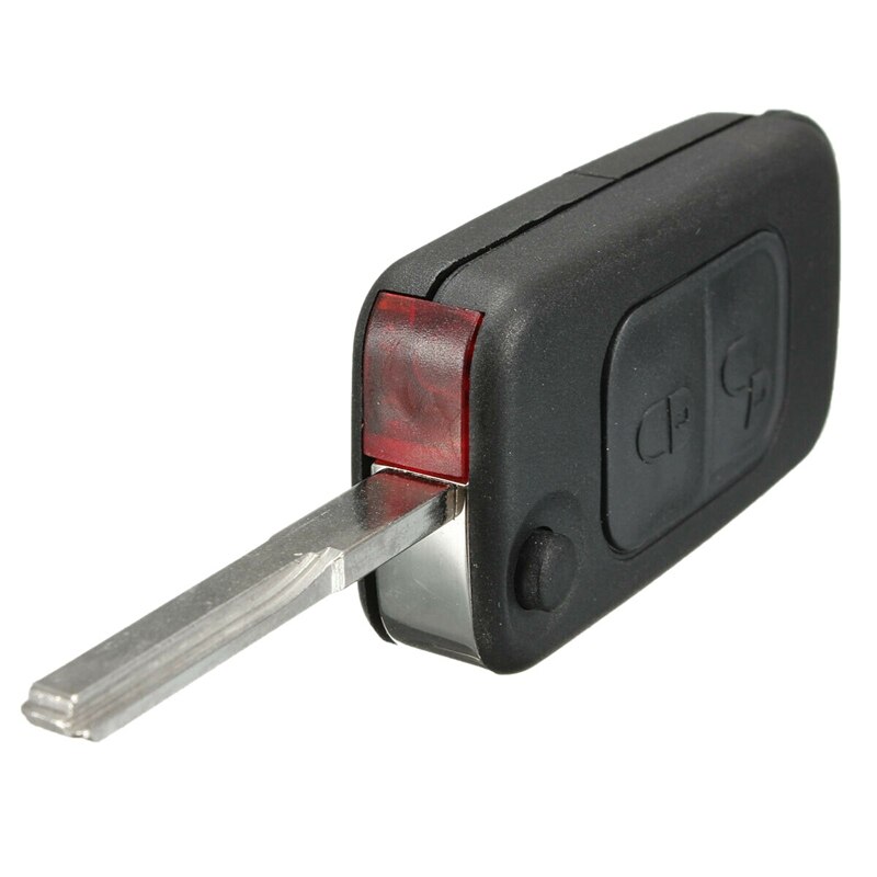 Convient pour Mercedes Benz voiture clé bouton télécommande clé pliante