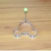 Le plus oeuf frit crêpe shaper en acier inoxydable Shaper moule moule cuisine anneaux coeur: 1