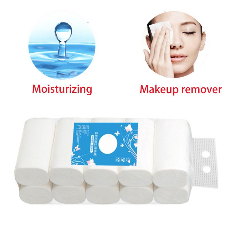 10 Rolls 4-Ply Toilet Paper Soft Toilet Paper Highly Absorbent Home Kitchen