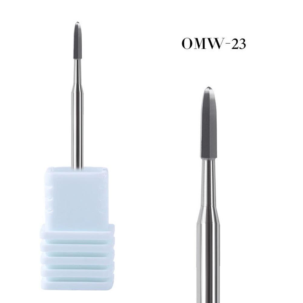 1PC szlifowanie paznokci próżniowe stal wolframowa wiertła do paznokci do Manicure rosyjski frez usuwania żel lakier zestaw przyborów do paznokci: Type 3