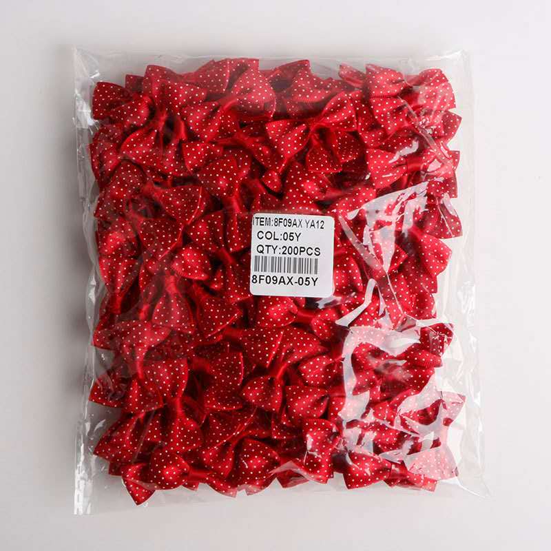 Strik bedrukte punt platte knoop 5 punten platte knoop 2 punten riem stippenstrik haarband strik