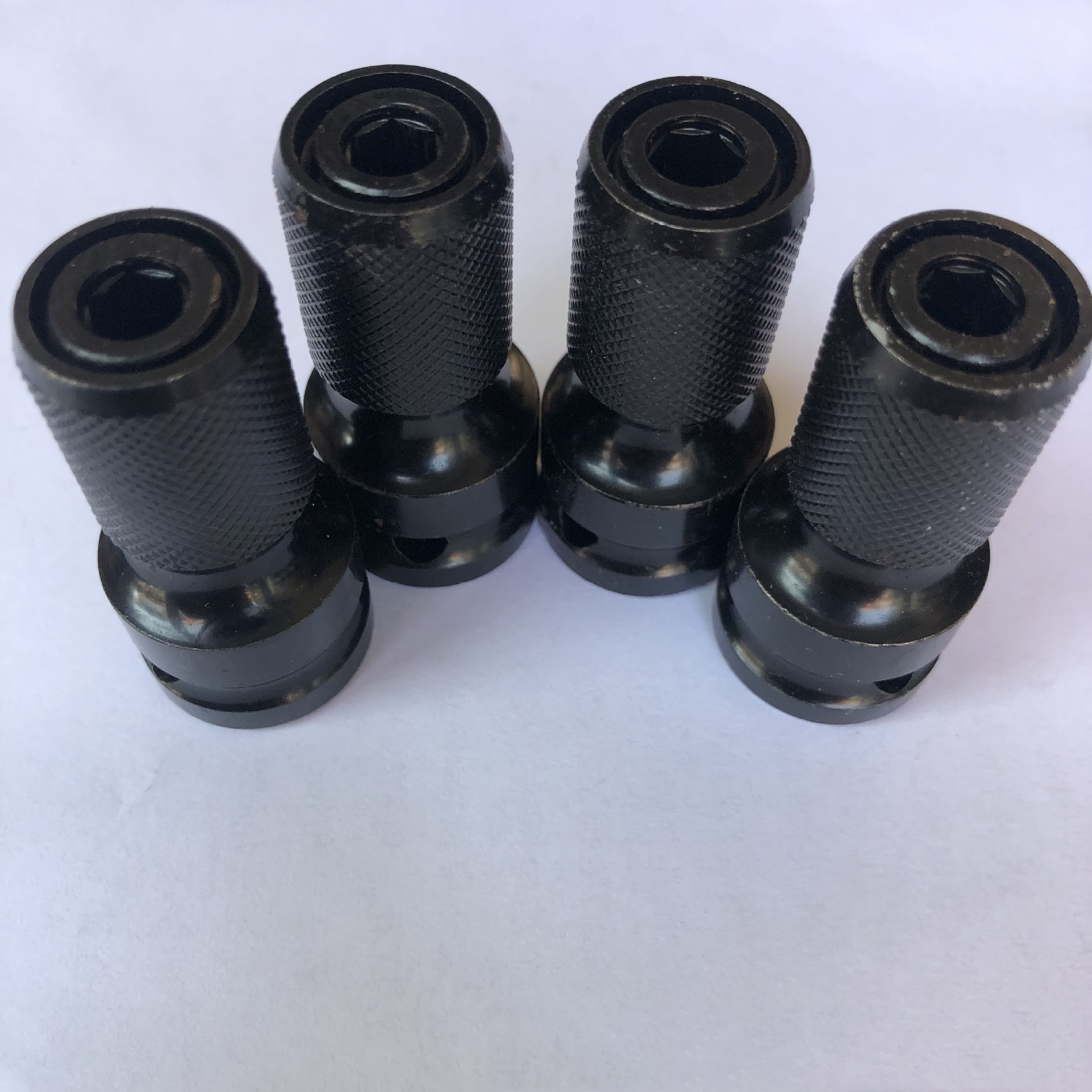 Clé à douille à cliquet hexagonale, convertisseur de clé à cliquet carré de 1/2 "à 1/4", adaptateur de clé à douille, outil à Impact de conversion