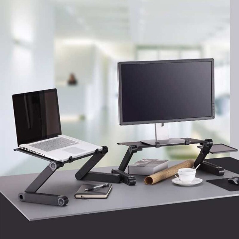 Portable TV lit Lapdesk en aluminium bureau d'ordi – Grandado