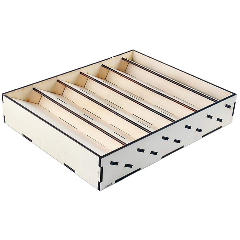 Estante de pintura de madera, soporte organizador de pigmentos, soporte de botella de tinta, estante de almacenamiento de pinturas acrílicas para aerógrafo