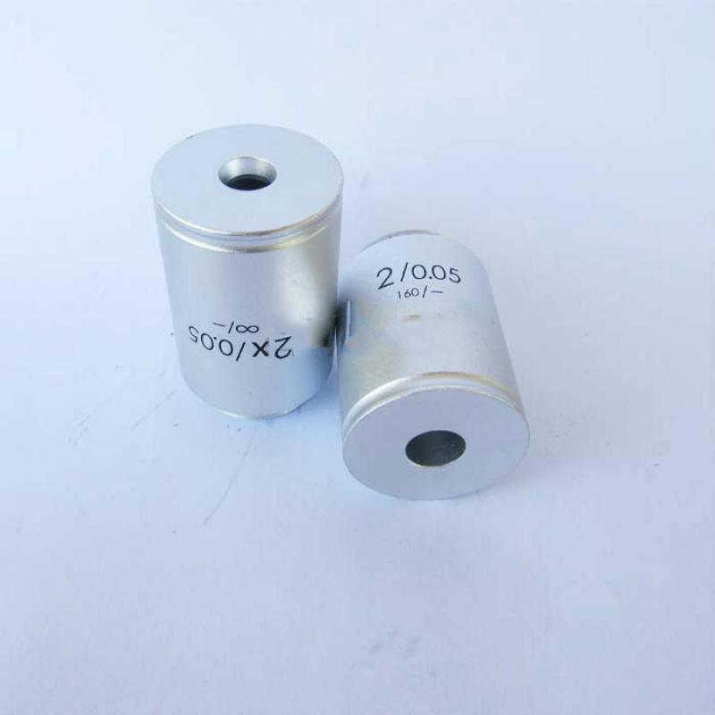 Objective Lens Microscope Low Magnification Objective Lens 1x 2x Infinity Objective Lens Microscope Accessories