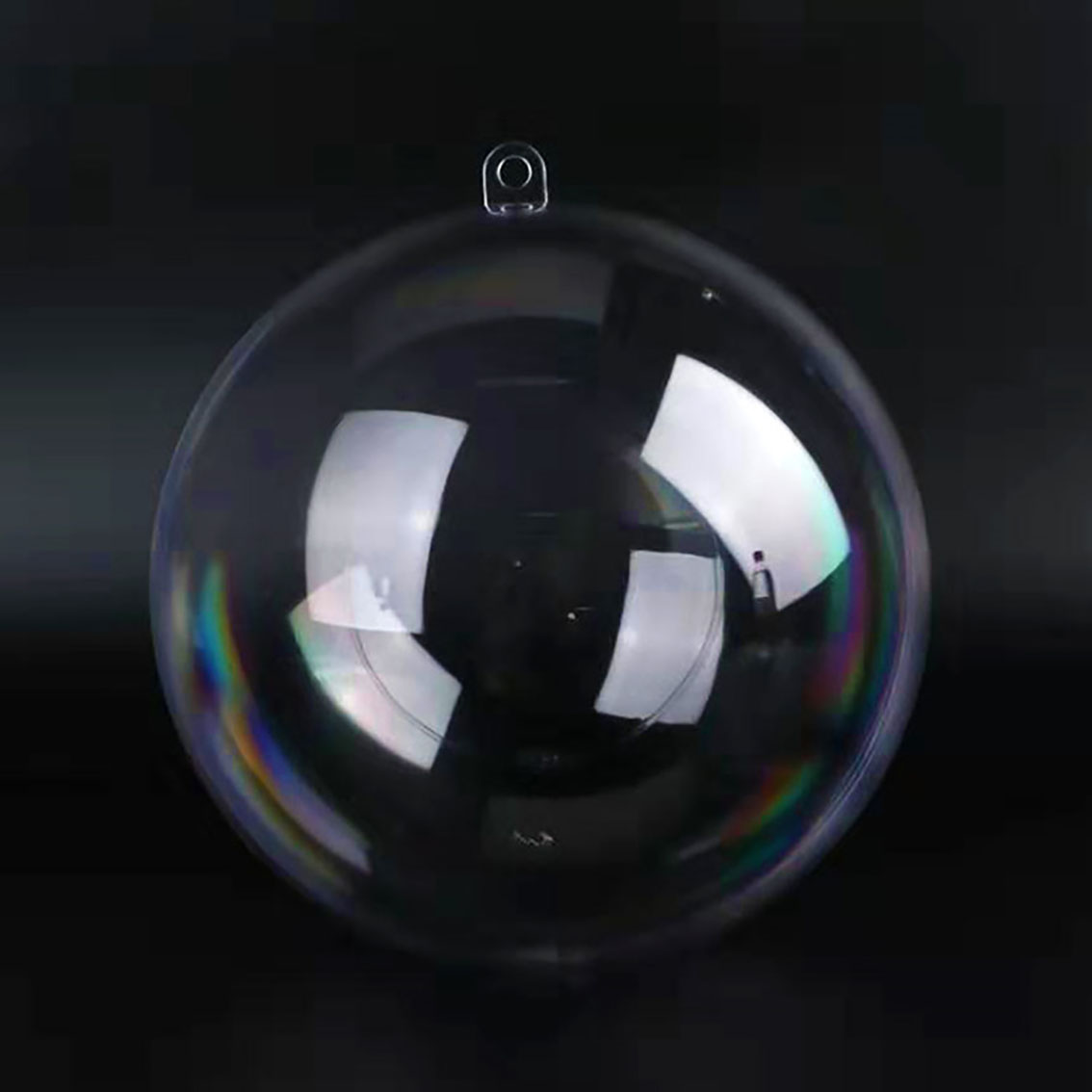 Diameter 10-200mm genomskinlig plast ihålig boll transparent boll för gör-det-själv handgjord dekoration spelkonsol konstverk