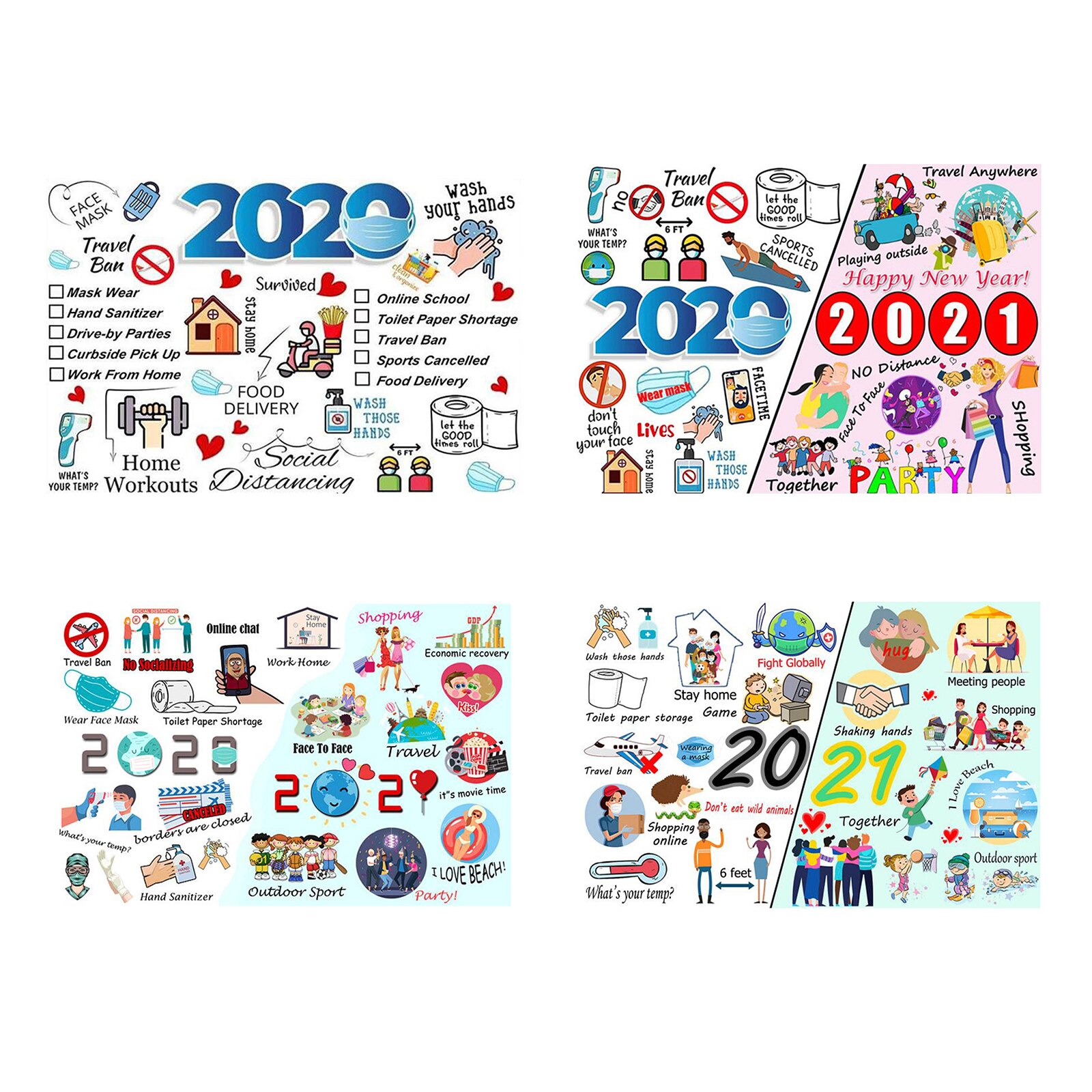 Memorial Jigsaw Puzzle, 1000pieces Classic Christmas Year Cardboard Puzzles Rememberable Year for Adults Kids