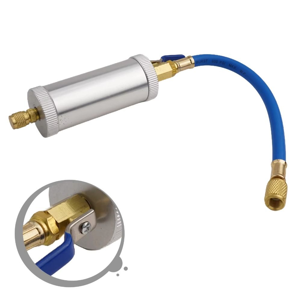 2Oz Capacity R134A Liquid Fuel Injector Convenient Efficient Car Air Conditioner Refiller Rational Sturdy