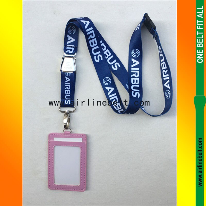 Airbus aircraft buckle lanyard with ID card holders Simple, convenient and durable great Aviation enthusiasts: 8