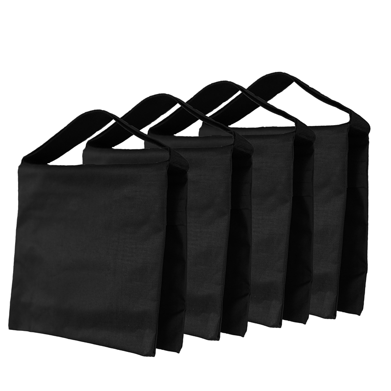 4pcs/2pcs/1pc Black Sand Bag Weight Bags For Photography Studio Video Studio Stand Sandbag For Light Stands Boom Arms Tripods