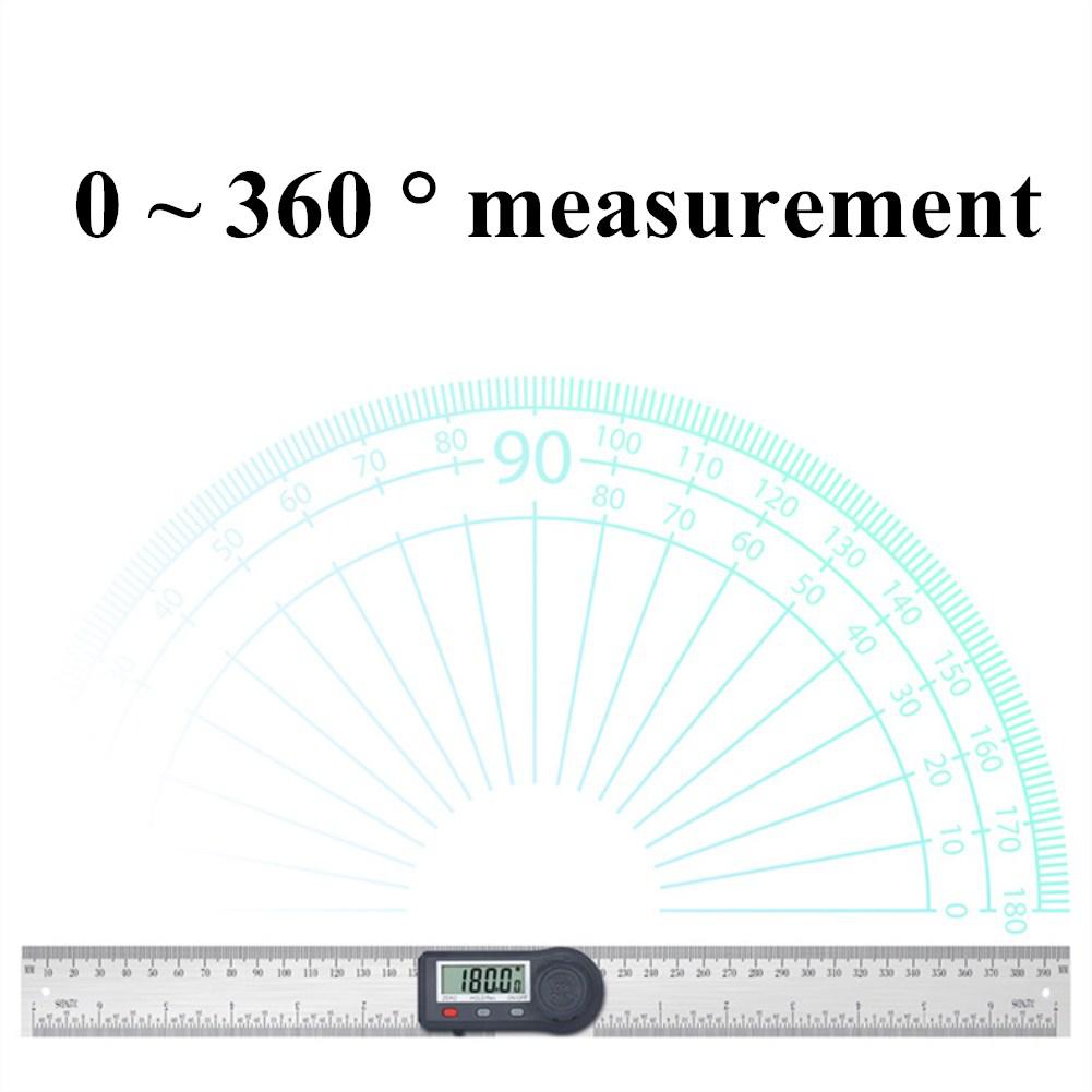 SOLLED Stainless steel Digital Meter Angle Inclinometer Angle Finder Measuring Tool