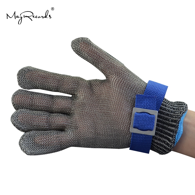 Veiligheid Handschoenen Cut-Proof Steekwerende Werkhandschoenen Keuken Rvs Metal Mesh Slager