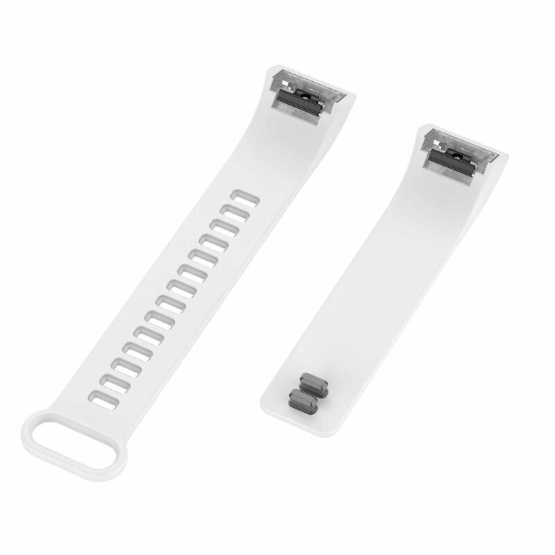 Bracelet de rechange en Silicone | Pour bracelet connecté Xiaomi Huami Amazfit Cor A1702 version anglaise: White
