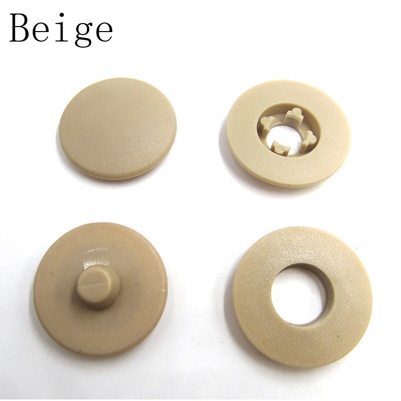 Clip de fixation universel pour tapis de voiture, accessoires d'intérieur pratiques antidérapants, boucles rondes de fixation, poignées pour tapis: Beige