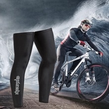 Cycle zone unisex elastisk cykel cykling uv solbeskyttelse cykling arm manchet ben ærmer overtræk bukser udendørs sport sort 53-59cm