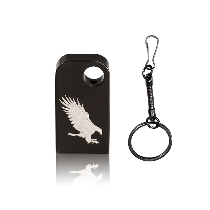 Movimentação de alta velocidade do flash 8 gb 16 gb 32 gb 64 gb da movimentação de usb da pena do metal de jaster mini vara impermeável do flash da movimentação de usb presentes do casamento: 64GB / Black