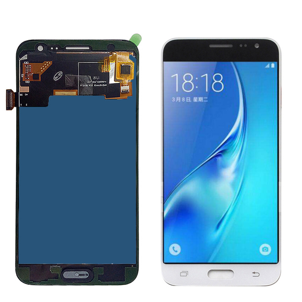 SZMUGUA SM-J320FN/F/M/H/DS pour Samsung Galaxy J3 J320 écran LCD + écran tactile J320F J320FN J320H J320M ajuster la luminosité: white without Frame