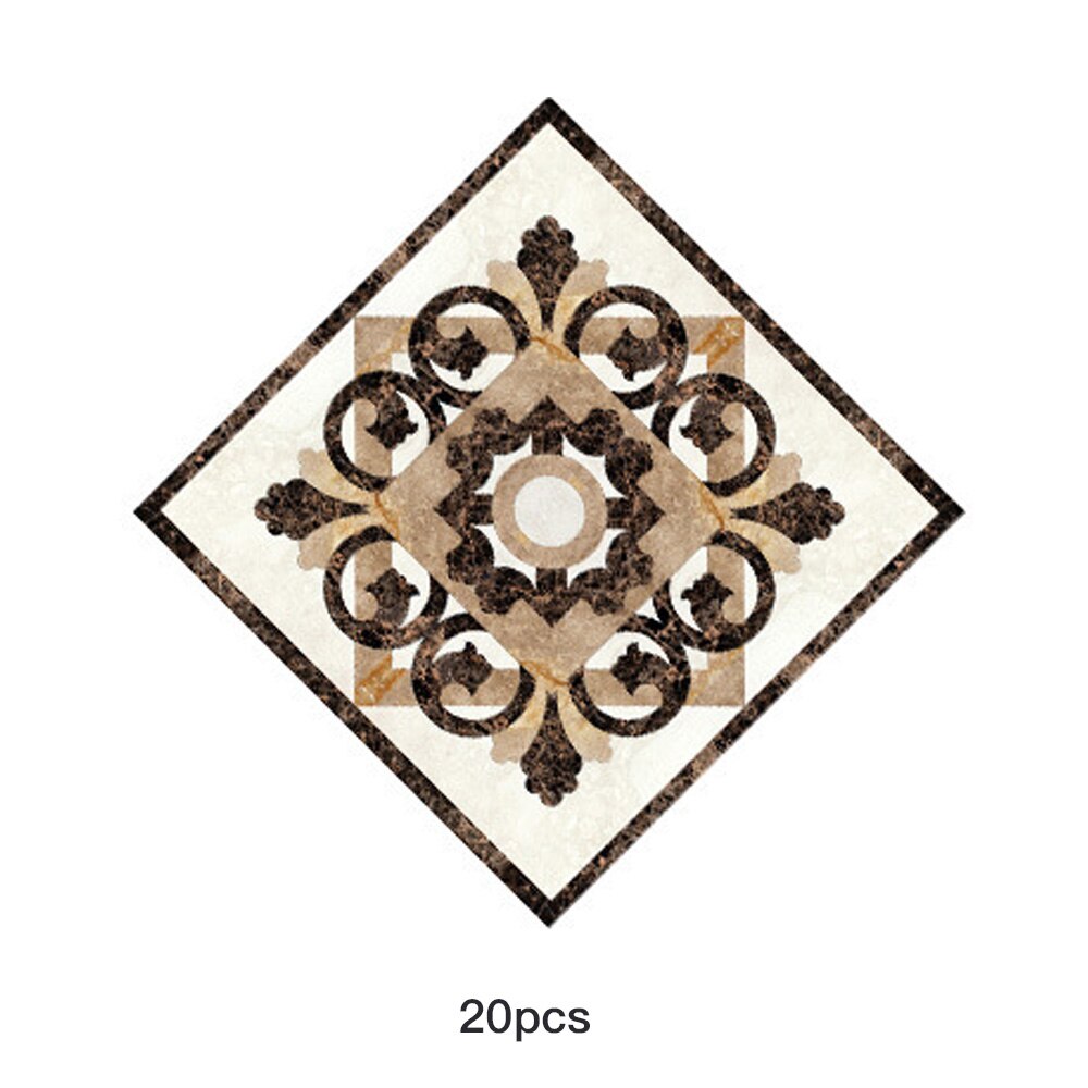 PVC Self Adhesive Ceramic Tile Sticker Waterproof Wall Sticker Art Diagonal Floor Stickers Kitchen House Decoration: 08