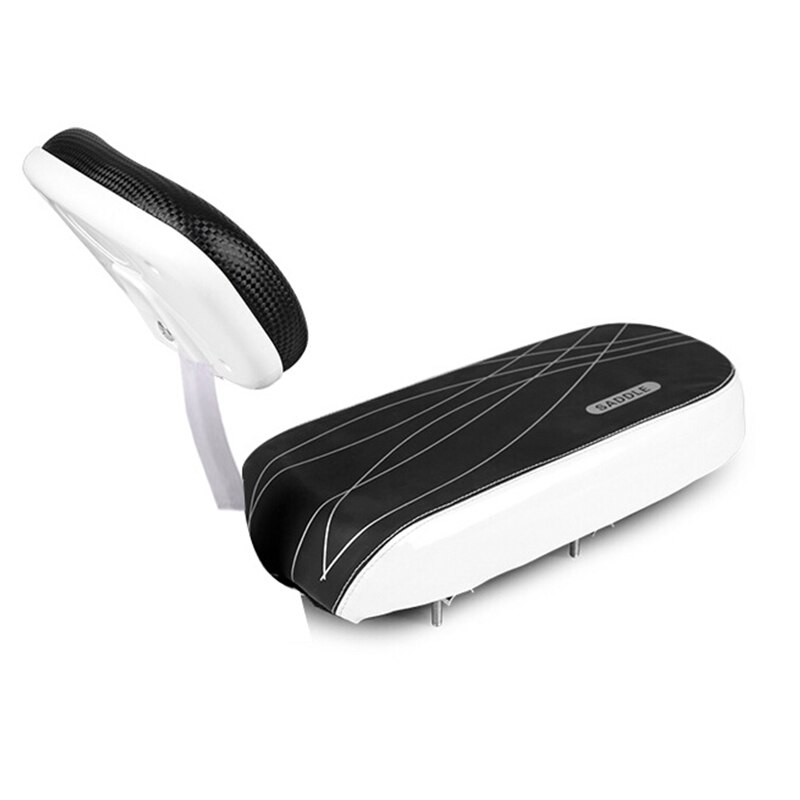 Bicycle Back Seat Child Safe Bicycle Rear Seat Soft Cushion Rear Rack Seat Children Seat With Back Rest