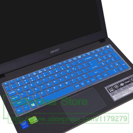 Silicone Keyboard Protector Cover Skin for Acer Aspire V3-574 E5-532 V3-574G F5-572 T5000 VN7-592 VN7-792 EX2511 G: blue