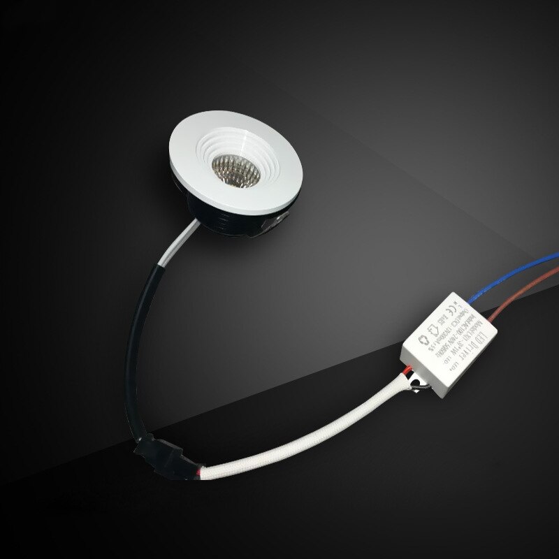 Foco led 220V empotrado 3W Techo Luz mazorca fuente de luz tipo ventilador 35mm luz descendente estrellada